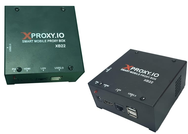 XProxy Box XB22 a palm-sized box that automatically generates an LTE/5G proxy at your home
