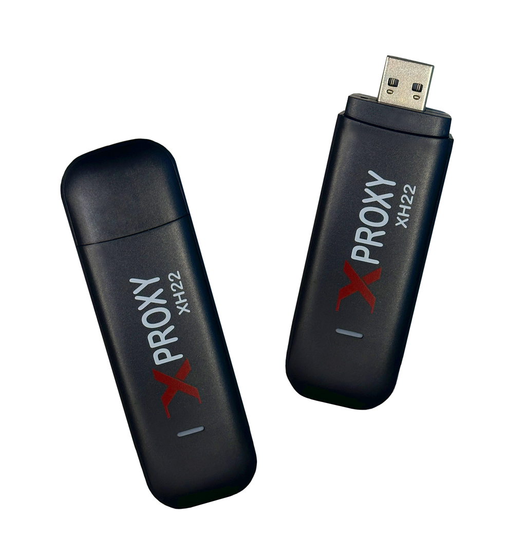 XProxy Dongles XH22 has the same speed with popular dongles and has 2x changing IP speed to compare with Huawei/ZTE dongles.